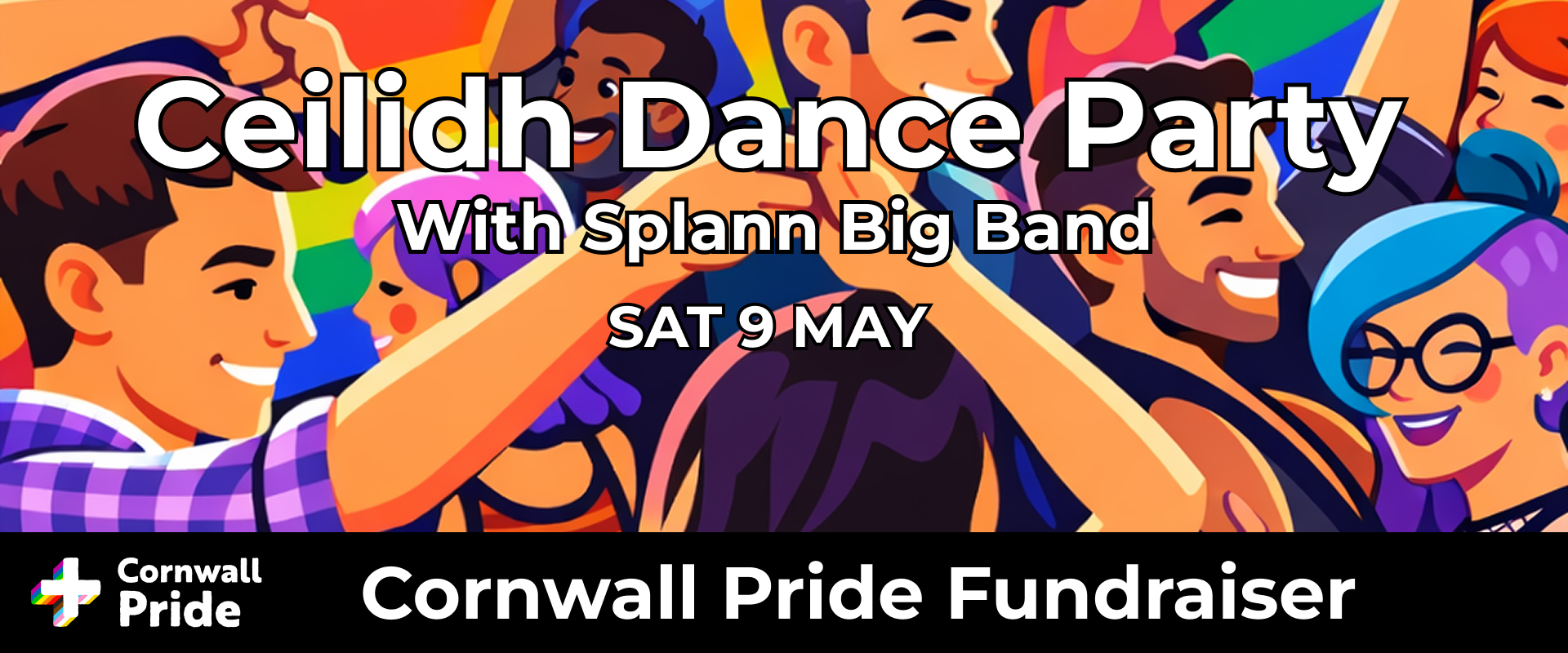 Cornwall Pride Ceilidh Dance Party with Splann